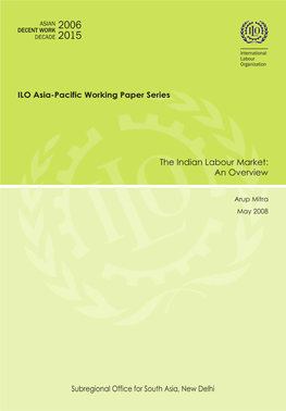 The Indian Labour Market: an Overview