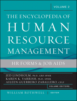 The Encyclopedia of Human Resource Management: HR Forms and Job Aids