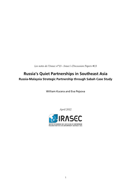 Russia's Quiet Partnerships in Southeast Asia