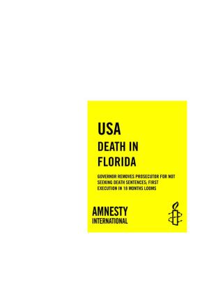Read Our Full Report, Death in Florida, Now