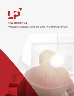 American Universities and the Case for Lifelong Learning TABLE of CONTENTS