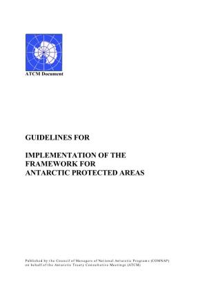 Protected Areas Guidelines