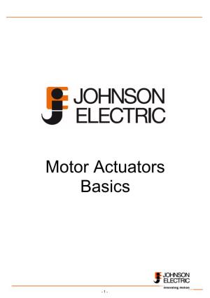 Motor Actuators Basics