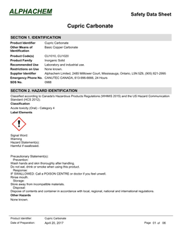 Cupric Carbonate