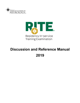 Rite Discussion and Reference Report