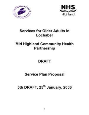 Services for Older Adults in Lochaber