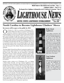 North Carolina to Become Lighthouse Climbers' Mecca