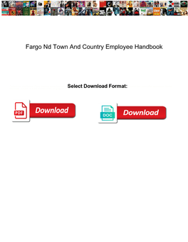Fargo Nd Town and Country Employee Handbook