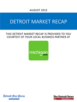 Detroit Market Recap