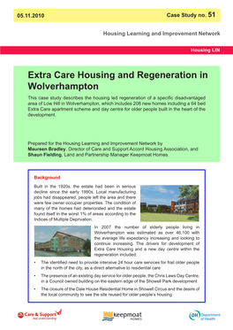 Extra Care Housing and Regeneration in Wolverhampton