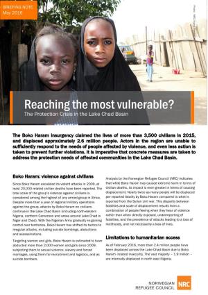 Reaching the Most Vulnerable? the Protection Crisis in the Lake Chad Basin