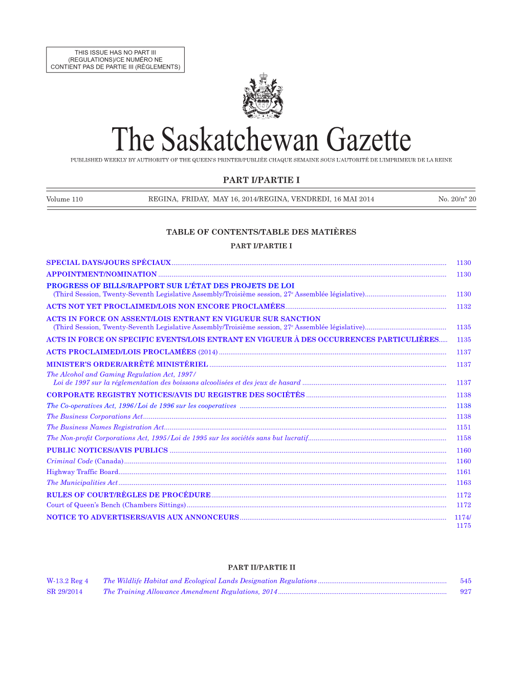 Saskatchewan-Electronic Interception