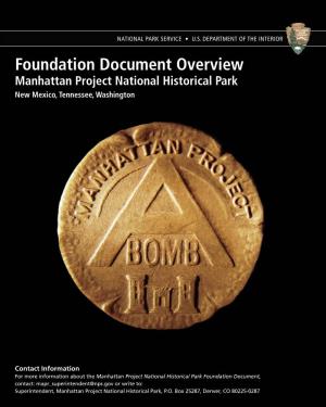 Foundation Document Overview, Manhattan Project National