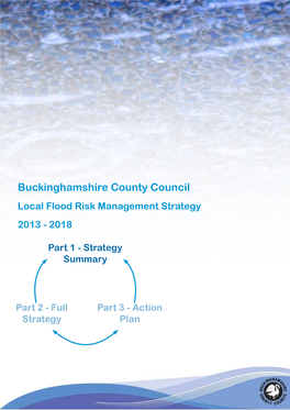 Buckinghamshire County Council Local Flood Risk Management Strategy 2013 - 2018