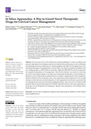 A Way to Unveil Novel Therapeutic Drugs for Cervical Cancer Management