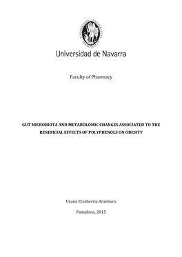 Gut Microbiota and Metabolomic Changes Associated to the Beneficial Effects of Polyphenols on Obesity