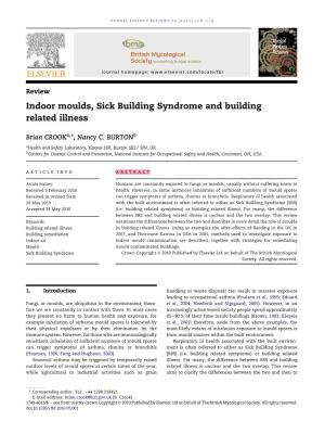 Indoor Moulds, Sick Building Syndrome and Building Related Illness