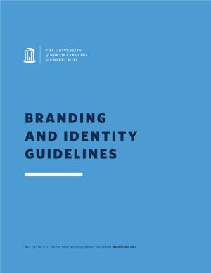 Branding and Identity Guidelines