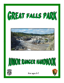 Great Falls Park Junior Ranger Handbook (Ages 5-7)