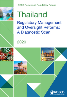 Thailand Regulatory Management and Oversight Reforms: a Diagnostic Scan