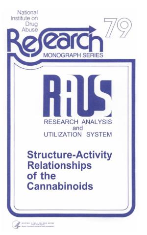 Structure-Activity Relationships of the Cannabinoids
