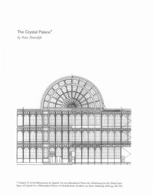 The Crystal Palace* by Peter Sloterdijk