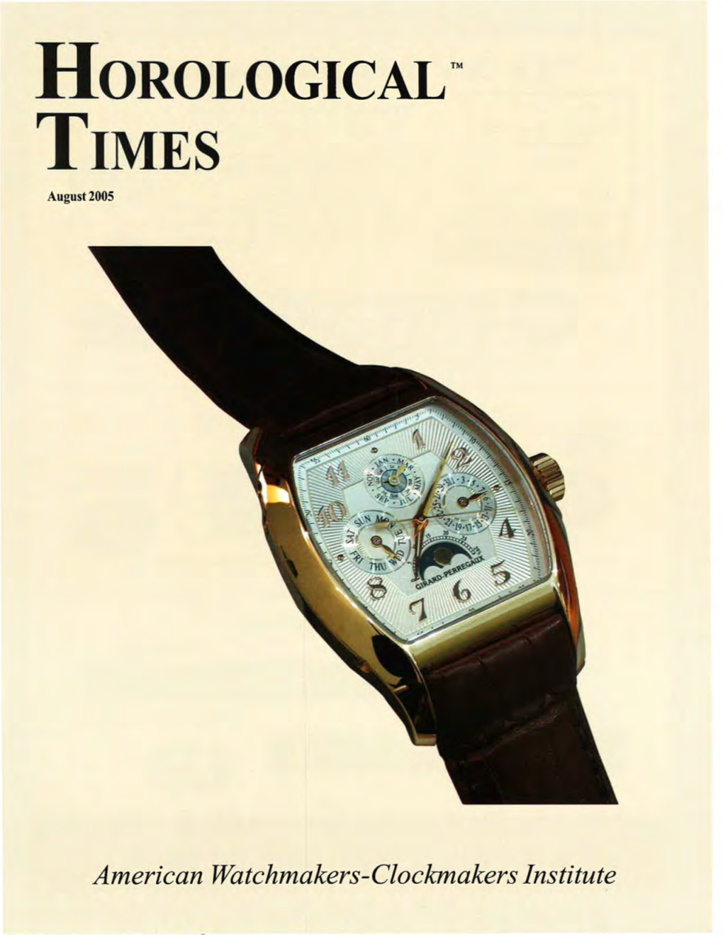 Horologicalt. TIMES August2005