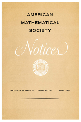 The American Mathematical Society