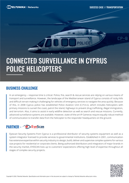 Connected Surveillance in Cyprus Police Helicopters