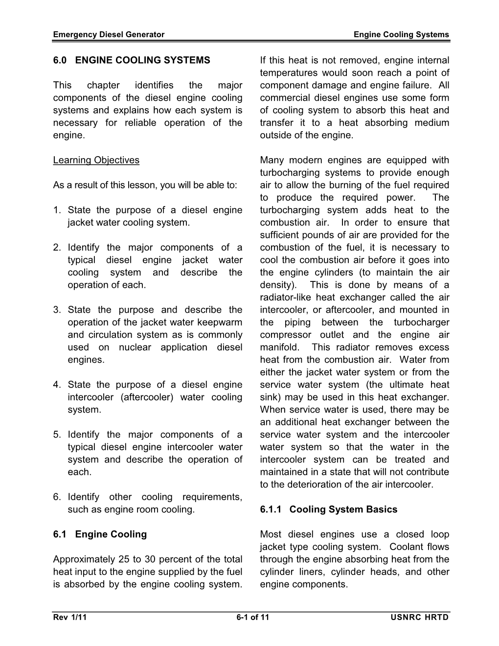 Engine Cooling Systems