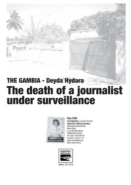 Deyda Hydara the Death of a Journalist Under Surveillance
