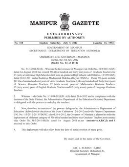 Manipur Gazette