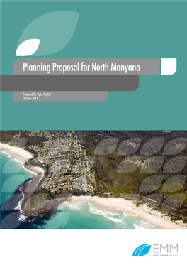 Planning Proposal for North Manyana