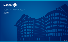 2015 Masdar Sustainability Report