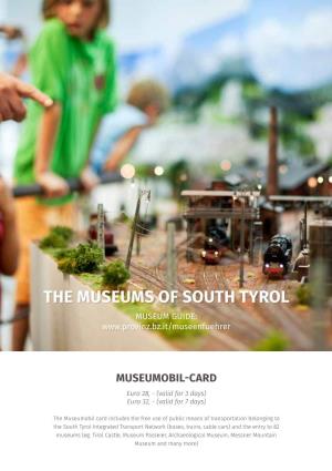 The Museums of South Tyrol Museum Guide