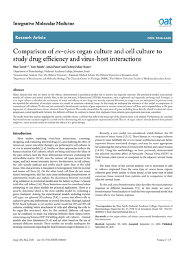 Comparison of Ex-Vivo Organ Culture and Cell Culture to Study Drug