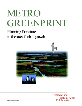 METRO GREENPRINT Planning for Nature in the Face of Urban Growth