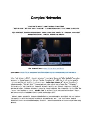 Complex Networks' New Original