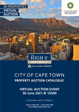 City of Cape Town Property Auction Catalogue.Cdr