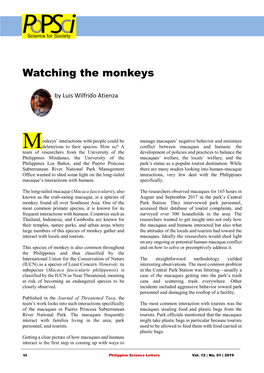Watching the Monkeys