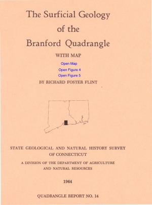 The Surficial Geology of the Branford Quadrangle With