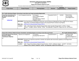 Rogue River-Siskiyou National Forest This Report Contains the Best Available Information at the Time of Publication