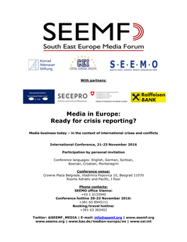 SEEMF 2016 Agenda Final