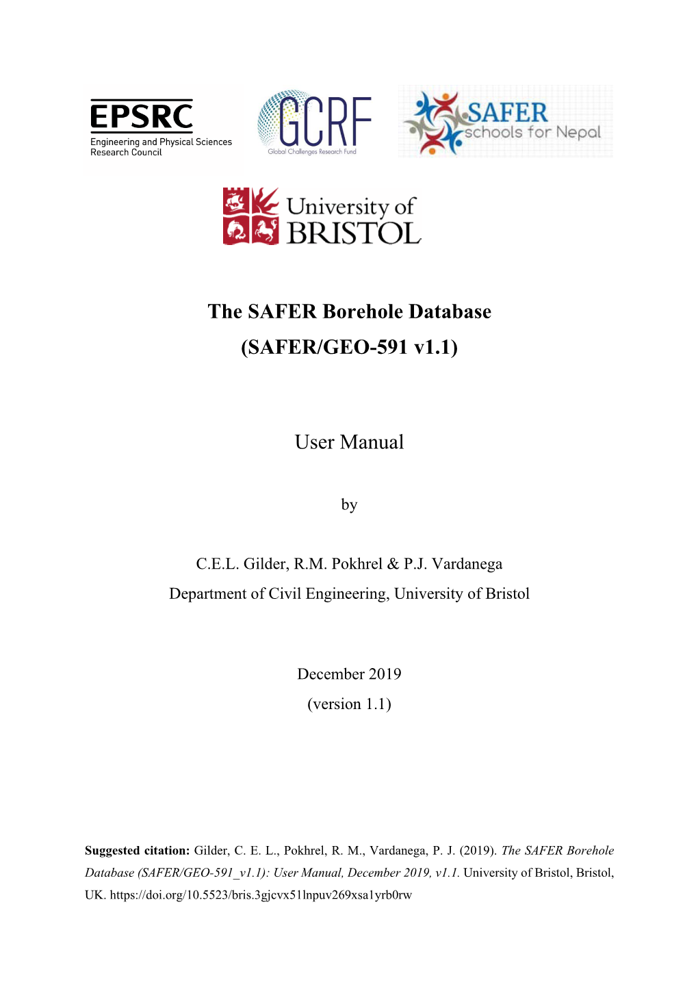 (SAFER/GEO-591 V1.1) User Manual