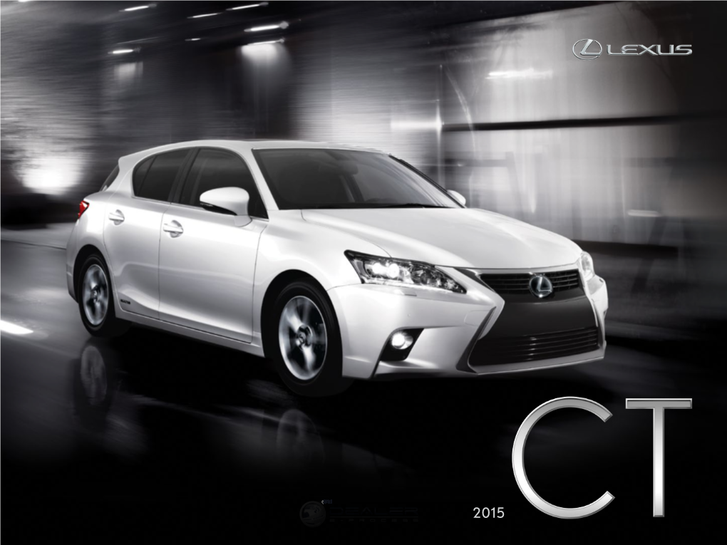 Lexus 2015 CT Brochure