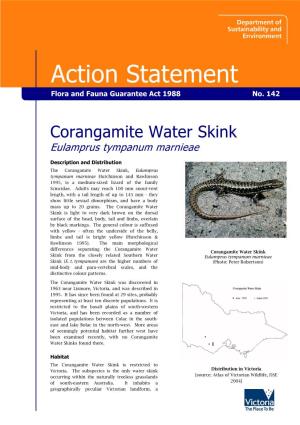 Corangamite Water Skink Eulamprus Tympanum Marnieae