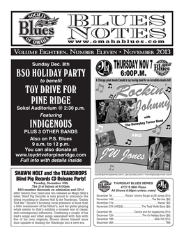 Blues Notes November 2013