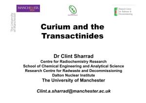 Curium and the Transactinides