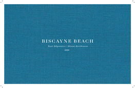Biscayne Beach Brochure