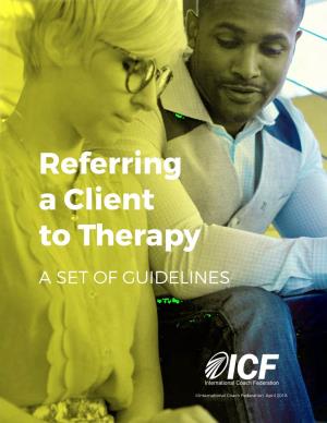 Referring a Client to Therapy: a Set of Guidelines